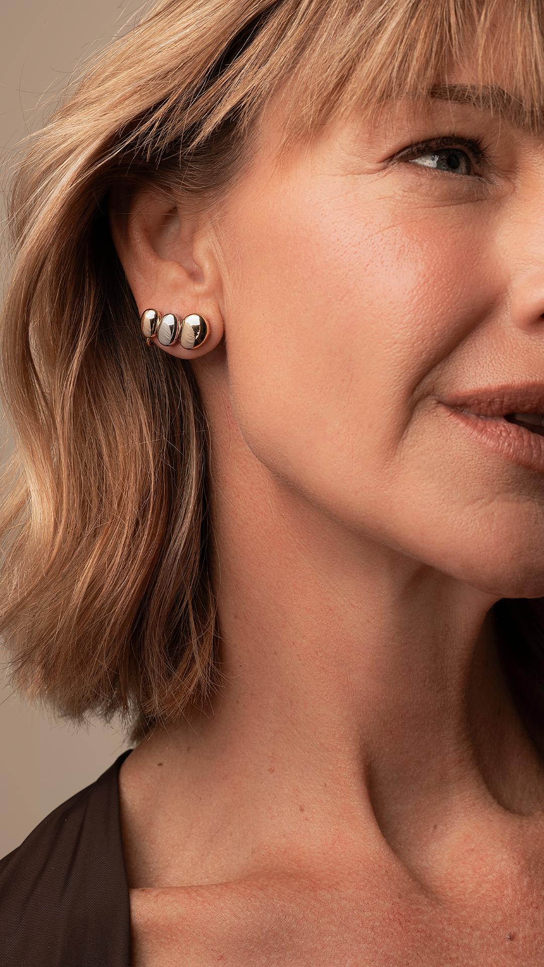 Brinco earcuff Pop duo